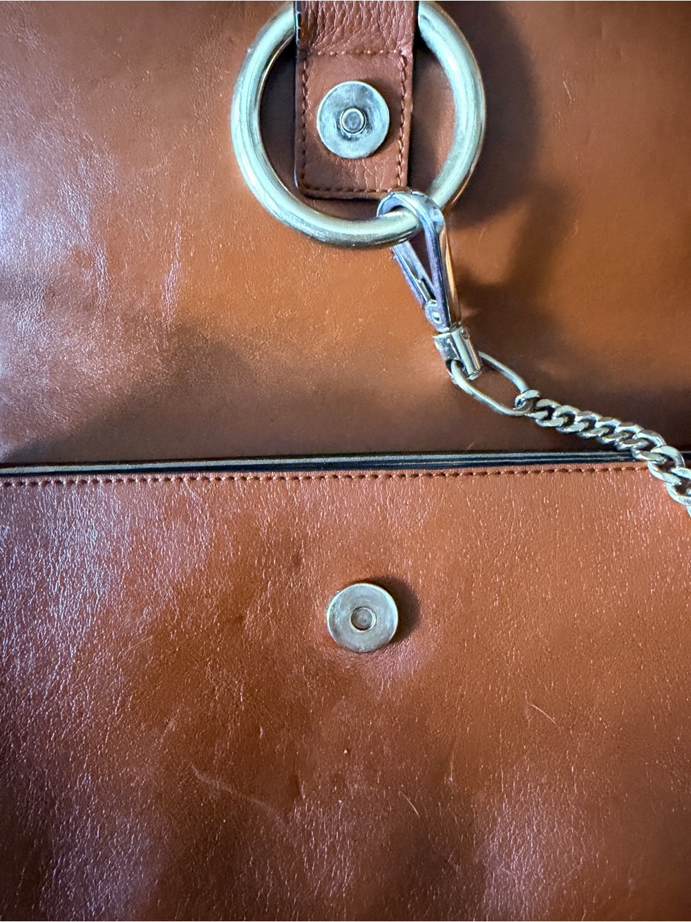Chloé Small Faye Tobacco Brown Suede Leather Crossbody Bag + COA - Picture 12 of 14